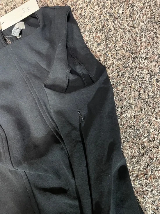 a new day Tailored Black Sleeveless Sheath Mini Dress Woman’s Size 4 | NWT - Picture 3 of 6